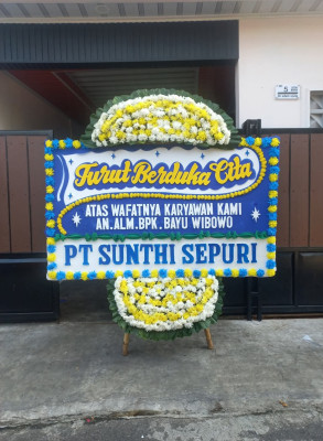 Papan Bunga Duka di Kraton